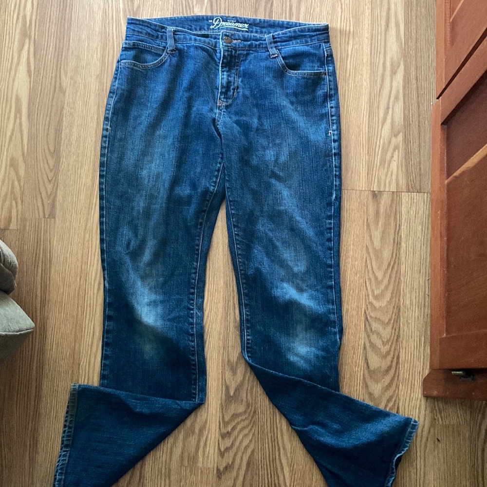 Old Navy Dark Blue Straight Leg Jeans
